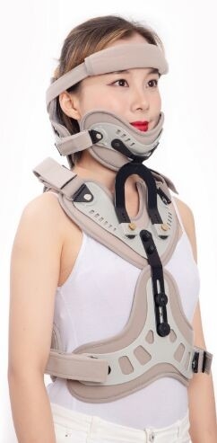 Регулируемый Orthosis CTO (техни́ческий дире́оркт) цервикальный торакальный с типом Minerva расширения венчика